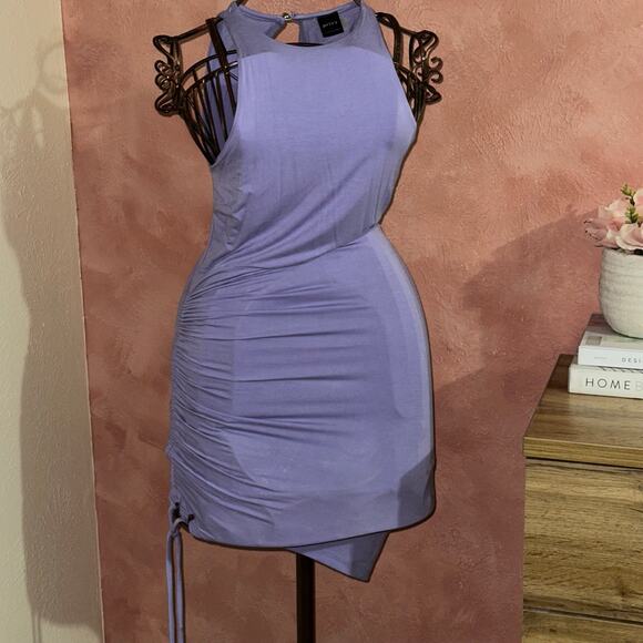 Assymetrical Bodycon Dress - Picture 1 of 4